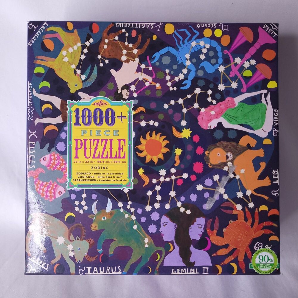Eeboo Zodiac Puzzle 1000 Pieces Special Edition New In Box
